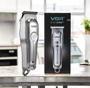 VGR V-071 Cordless Hair Trimmer with Guide Combs, USB Charging, and Grooming Accessories