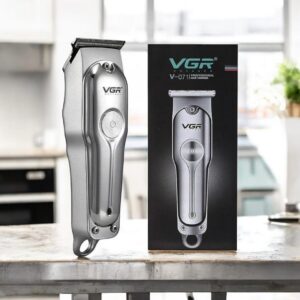 VGR V-071 Cordless Hair Trimmer with Guide Combs, USB Charging, and Grooming Accessories