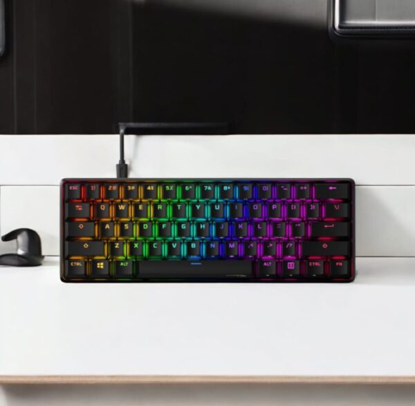 HyperX Alloy Origins 60 RGB Mechanical Gaming Keyboard with Red Switches and 60% Compact Layout