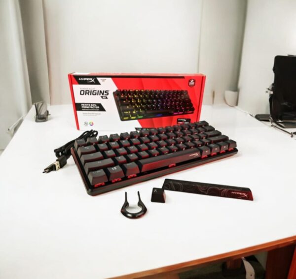 HyperX Alloy Origins 60 RGB Mechanical Gaming Keyboard with Red Switches and 60% Compact Layout