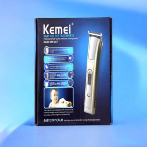 Kemei KM-5017 cordless rechargeable hair clipper for adults and children