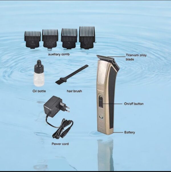 Kemei KM-5017 cordless rechargeable hair clipper for adults and children