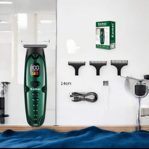 Kemei KM-2259 Cordless Hair Trimmer – Rechargeable Grooming Tool for Men - Image 3