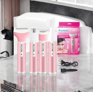 Kemei KM-3024 4-in-1 rechargeable electric shaver for women