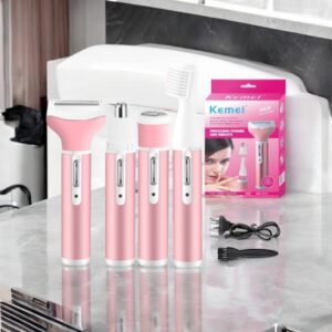 Kemei KM-3024 4-in-1 rechargeable electric shaver for women