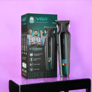 VGR V-930 professional hair trimmer with DLC blade and 7000 RPM motor