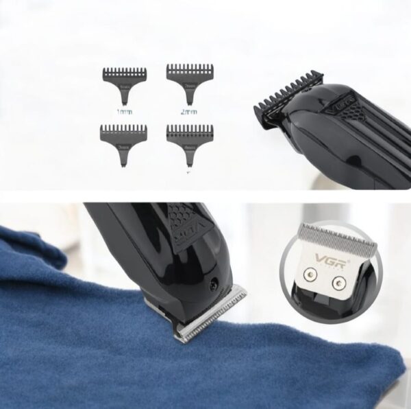 VGR V-982 cordless digital display hair clipper for professional grooming