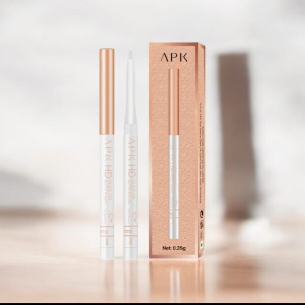 APK HD Glide-On Auto White Kajal Pencil – Smooth, Smudge-Proof Eye Brightener