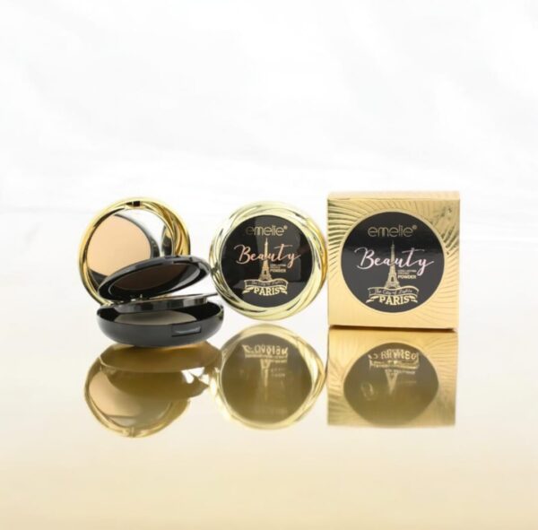 Emelie Paris Beauty Pressed Powder – Matte Oil-Free Face Compact