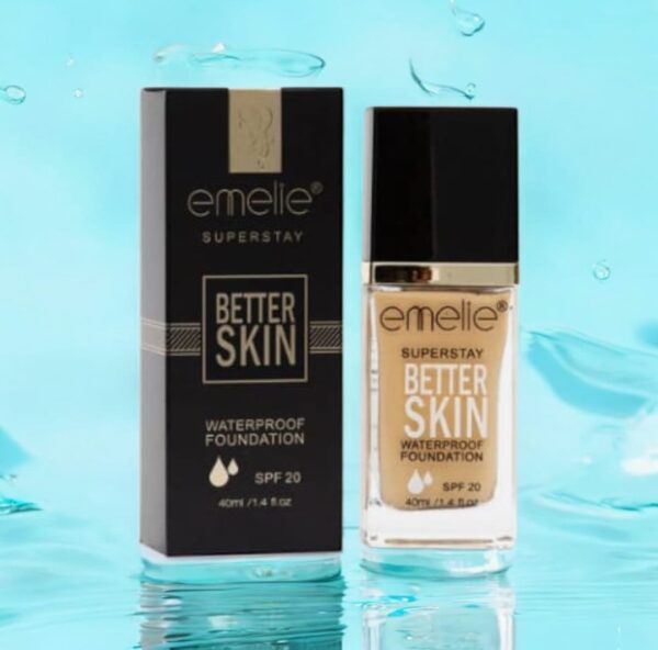 Emelie Superstay Better Skin Waterproof Foundation with SPF 20