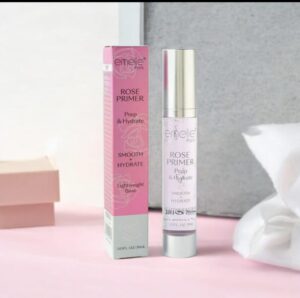 Emelie Prep & Hydrate Primer Rose – 30ml Hydrating Makeup Primer with Rose Extract