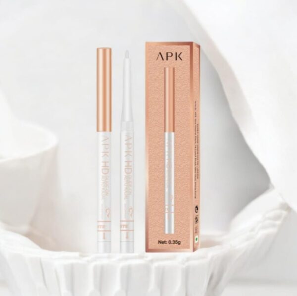 APK HD Glide-On Auto White Kajal Pencil – Smooth, Brightening Eye Definition - Image 2