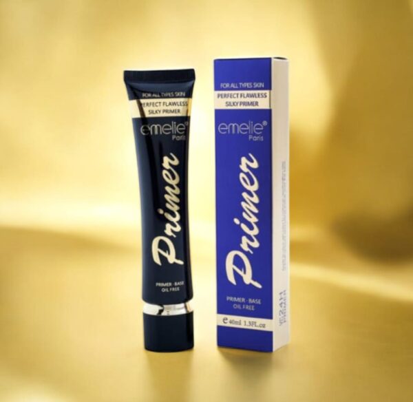 Emelie Perfect Flawless Silky Primer – Oil-Free Makeup Base for All Skin Types