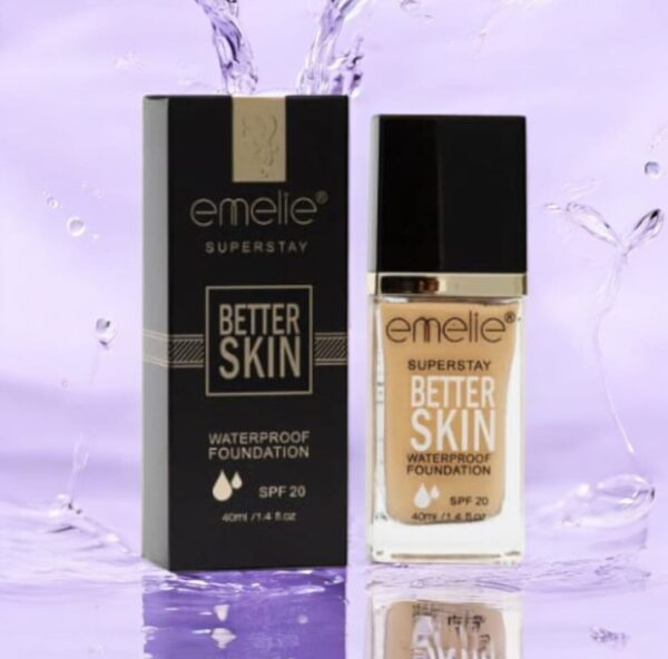 Emelie Superstay Better Skin Waterproof Foundation with SPF 20