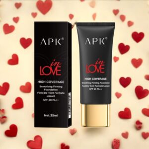 APK In Love High Coverage Smoothing Firming Foundation – Full Coverage & Matte Finish