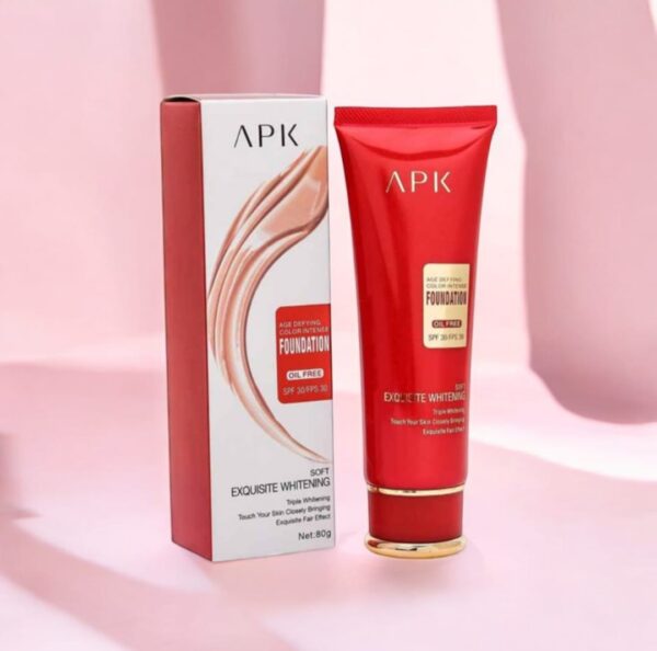 APK Full Cover Liquid Foundation – High Coverage Matte Finish for All Skin Types