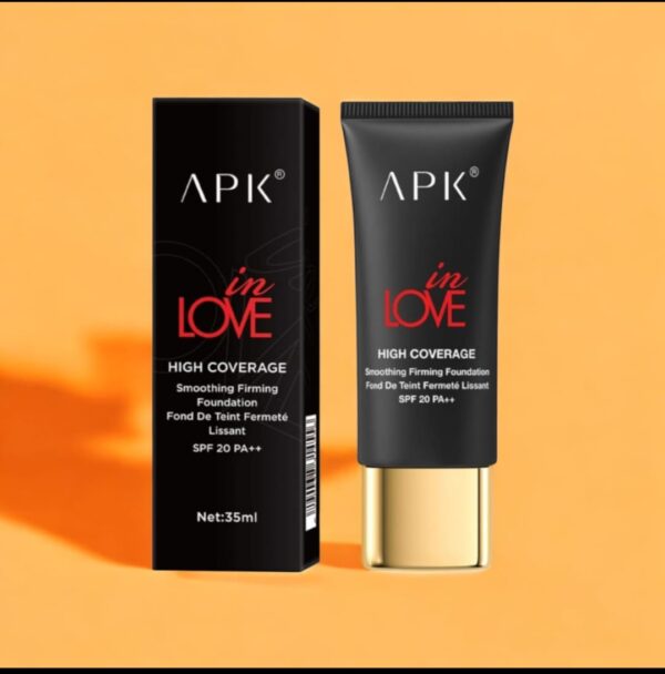 APK In Love High Coverage Smoothing Firming Foundation – Flawless Matte Finish - Image 2