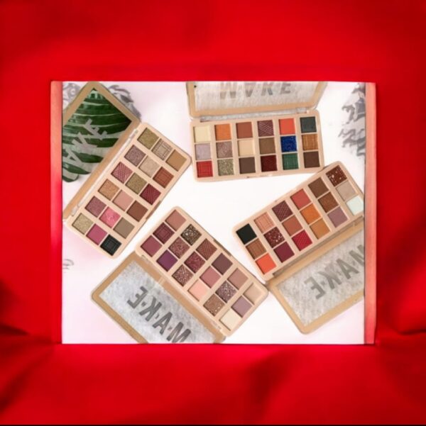 Maliao Glam 18 Colors Eyeshadow Palette – Matte, Shimmer & Glitter Eye Makeup
