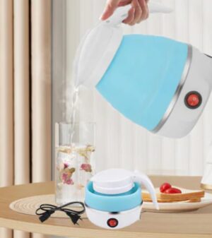 Collapsible Silicone Travel Electric Kettle for Portable Boiling